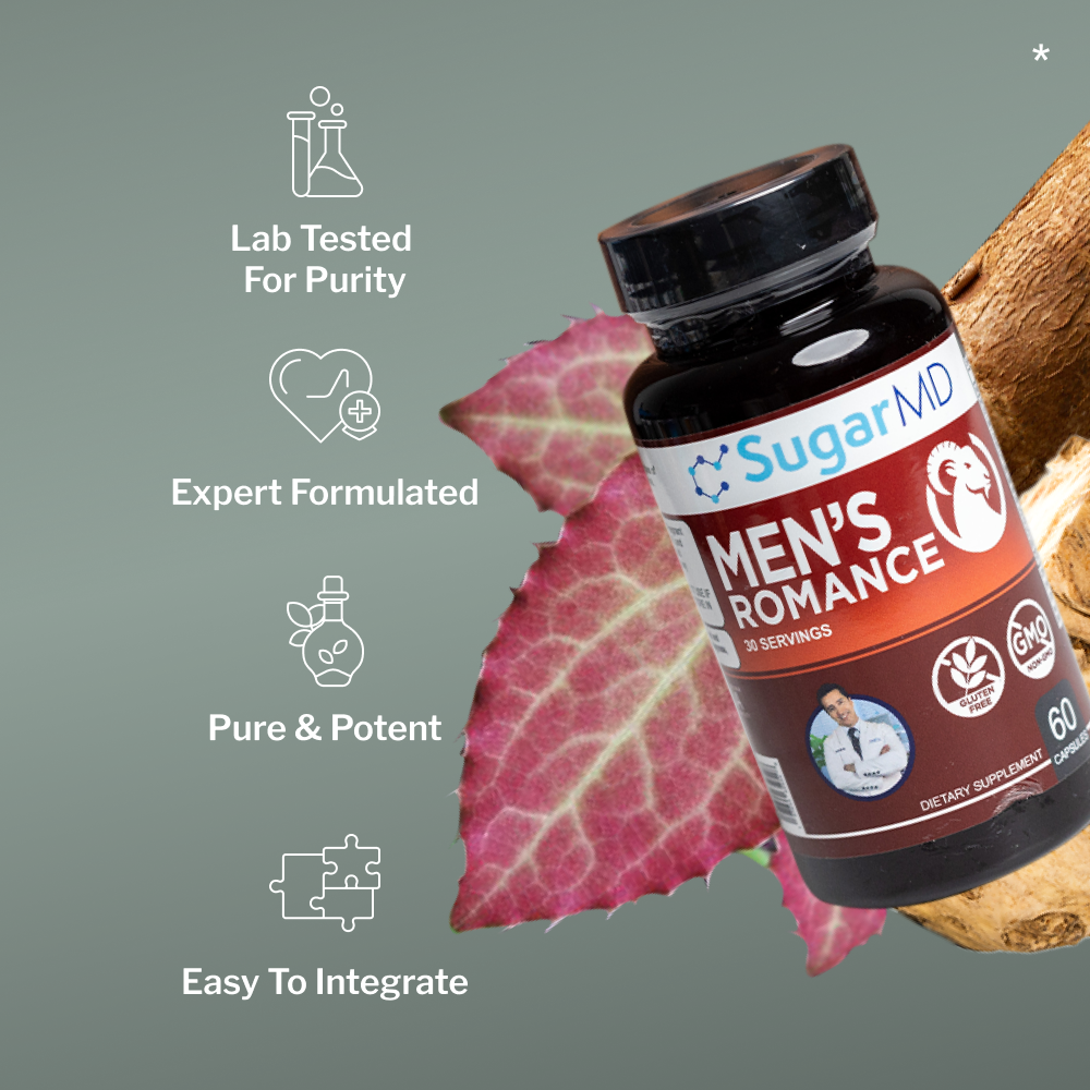SugarMD Men's Romance – 60 Capsules