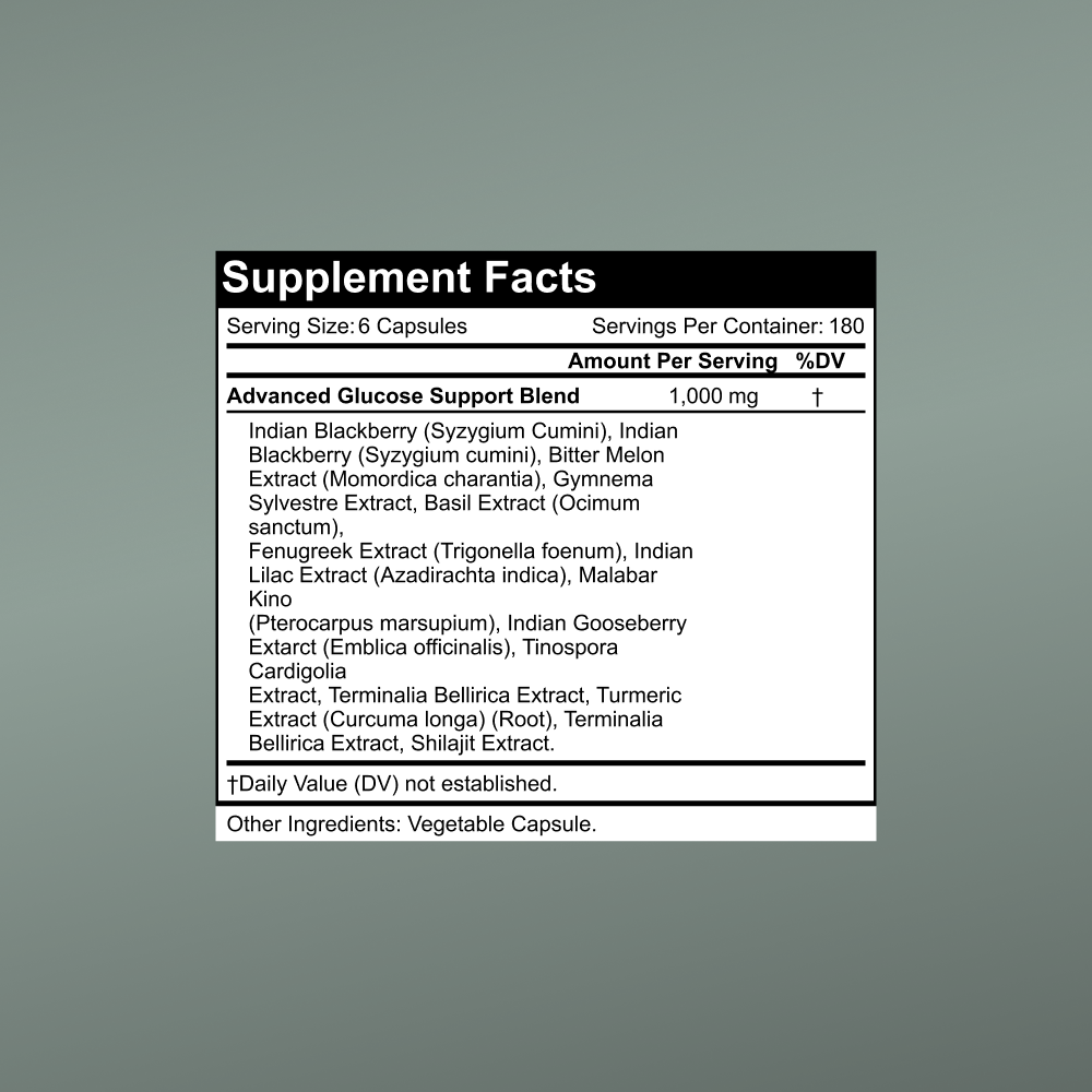 SugarMD Advanced Glucose Support – 180 Capsules New Improved Formula