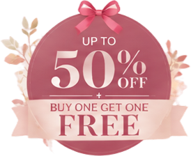 Up to 50% off plus Buy One Get One Free